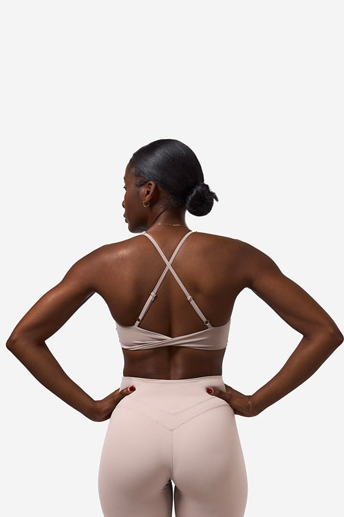 Beige Sports Bra
